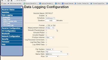 Configuring the NetR5 NetR9 Receiver for a Single Internet Base Station