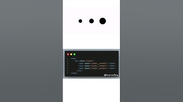 Loading Animation Using Html & Css | Loading Effect Using Html & Css | true.coding | #html #css #new