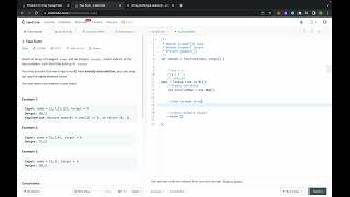 Detailed Two Sum Problem - LeetCode - Javascript Arrays Profile