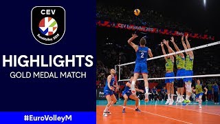 #EuroVolleyM | Serbia - Slovenia | Gold Medal Match Highlights