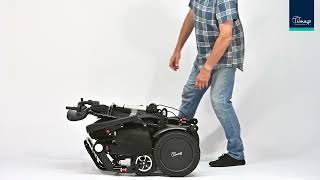 Elektrický invalidný vozík iFOLD - automatické skladanie