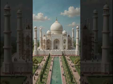 Hundred of tiny workers worked together to built this historical building#miniature #yt#construction