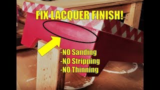 How To Fix Lacquer Finish