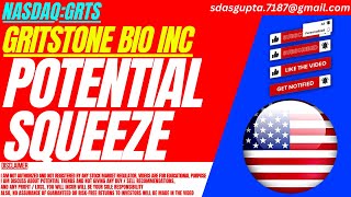POTENTIAL SQUEEZE : GRTS STOCK ANALYSIS | GRITSTONE BIO STOCK