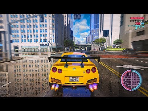 GTA 5 Ultra Settings 4k 60FPS On A $10,000 Custom Gaming PC! Redux 1.5 Realistic Graphics Mod!