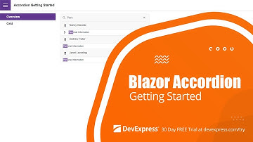 Blazor Accordion: Getting Started (Advanced Hierarchical Navigation Menus with Endless Nesting)