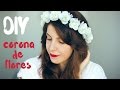 DIY | Corona de flores | Claudia Bonnin