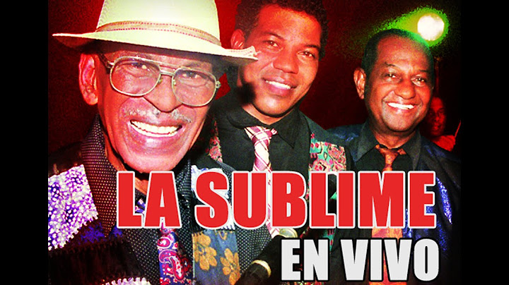 La Sublime en VIVO/Live 🎤