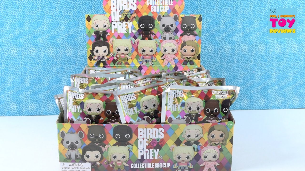 Birds Of Prey Movie Collectible Bag Clips Blind Bag Unboxing 