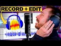 How to Record and Edit Your Voice in Audacity | FREE Recording & Editing Software | USB Mic Example