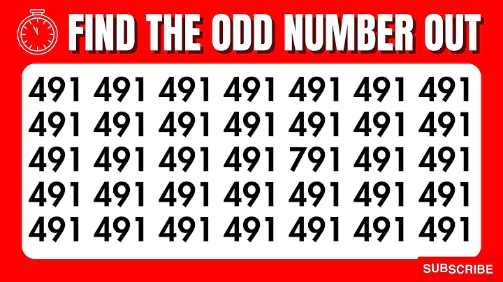 Only People With High IQ Brain Can Find The Odd Digit Within 10 Seconds. Are You One Of Them?