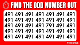 Only People With High IQ Brain Can Find The Odd Digit Within 10 Seconds. Are You One Of Them? screenshot 1
