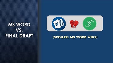 MS Word for Screenwriting: A Viable Alternative to Final Draft