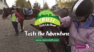 Taste the Adventure on horseback when you Visit Crieff