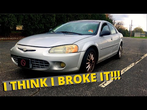 2001 Chrysler Sebring Review - It May Have Broke During The Test Drive!!!