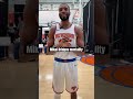 note to self, Mikal isn’t the biggest fan of dairy 😂 #knicks #nba #basketballshorts #mikalbridges