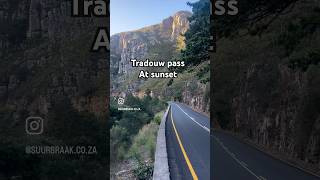 Tradouw pass at sunset  #Tradouwpass #suurbraak #overberg