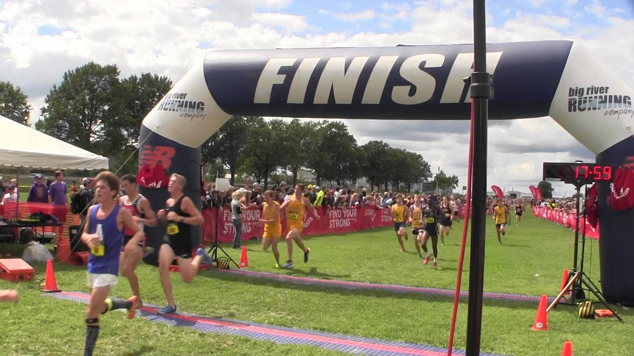 Var Boys Green Div 5k Finish2015 Forest Park XC Festival YouTube