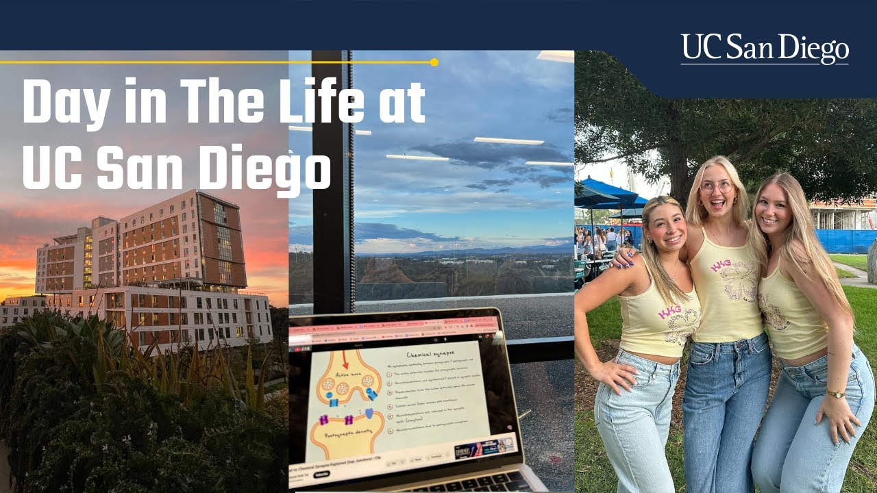 Один день из жизни Каролины в Калифорнийском университете в Сан-Диего.