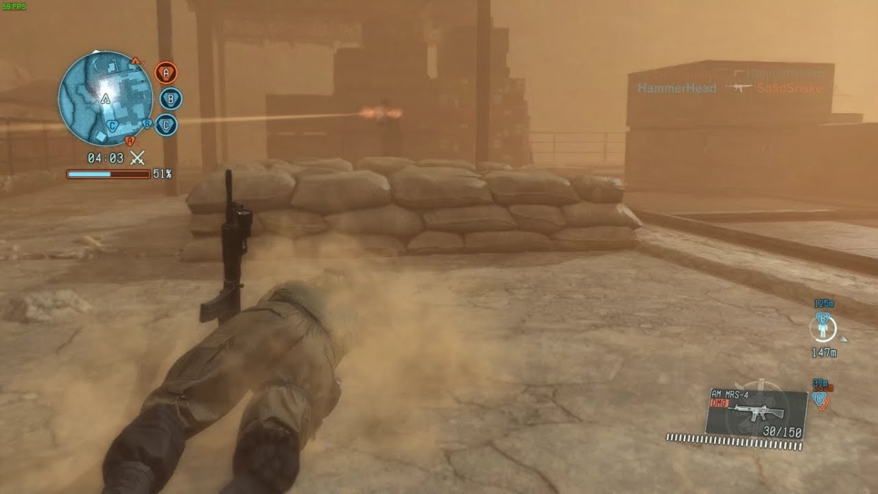 Metal Gear Online - KeX vs. Sandstorm vs. Sniper