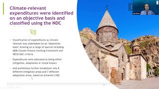 Application of climate budget tagging in Armenia: John Ward