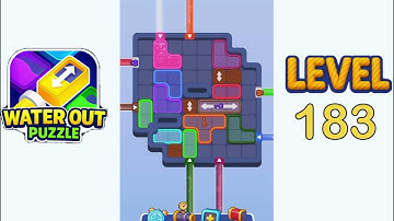 Water Out Puzzle Level 183 Walkthrough Solution