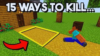 15 Ways to Kill your Friends in Minecraft Using Traps!