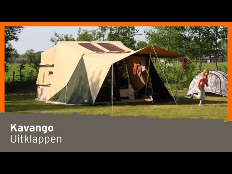 Kavango vouwwagen uitklappen (Aart Kok Kariba en Combi-Camp FLEXI) | Aart Kok Adventure