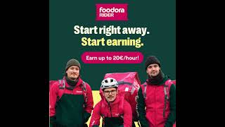 Become a Rider Now 🚲 foodora Job in Austria | Quick Start &amp; Flexible Schedule