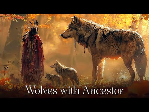 Wolves with Ancestor - Native American Healing Flute - This Song Is For You If You Are Tired