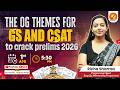The OG Themes for GS and CSAT to Crack Prelims 2026