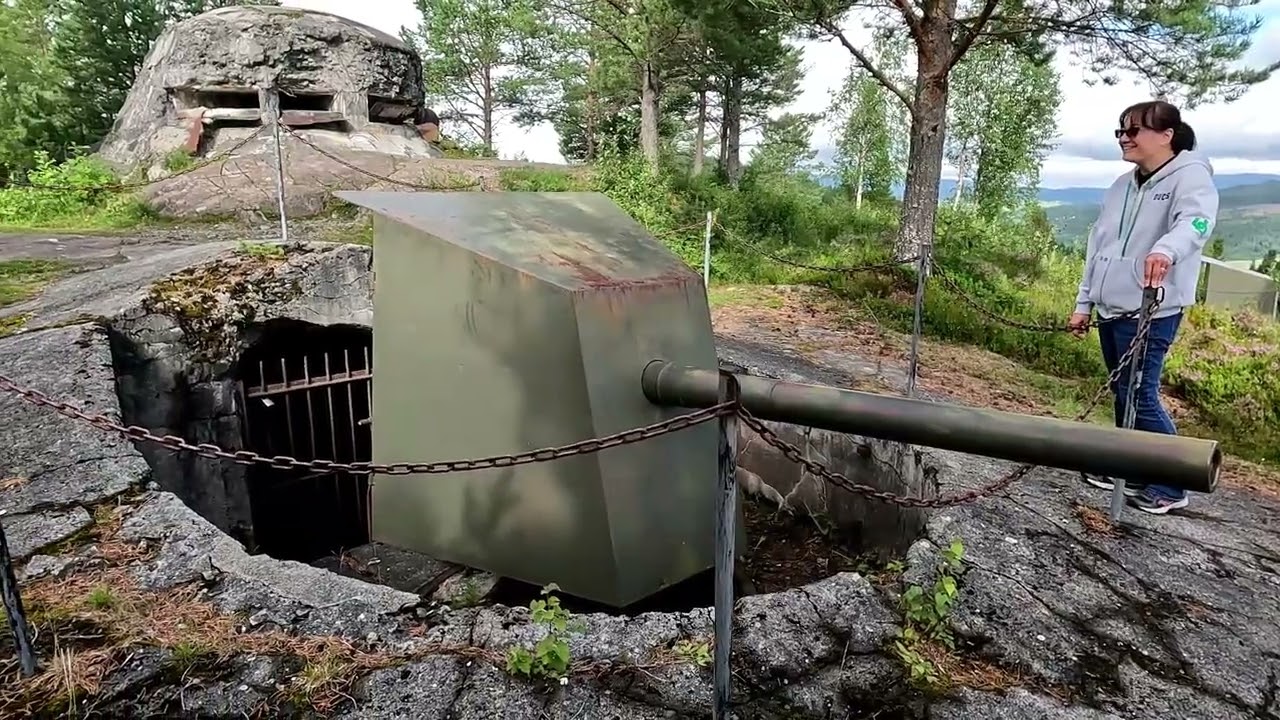 Hegra Festning WW2 fort near Stjordal, Norway