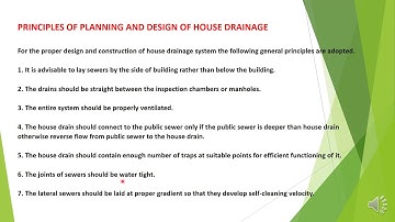 BUILDING DRAINAGE SYSTEM UNIT 10 PART 1 CE305 SK KHICHI GPC AJMER VIDEOS