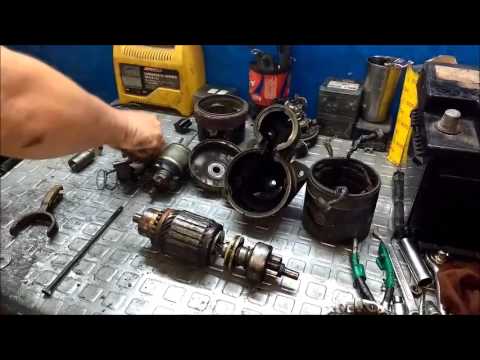 Mantenimiento, reparaciòn y prueba de motor de arranque Mazda 323