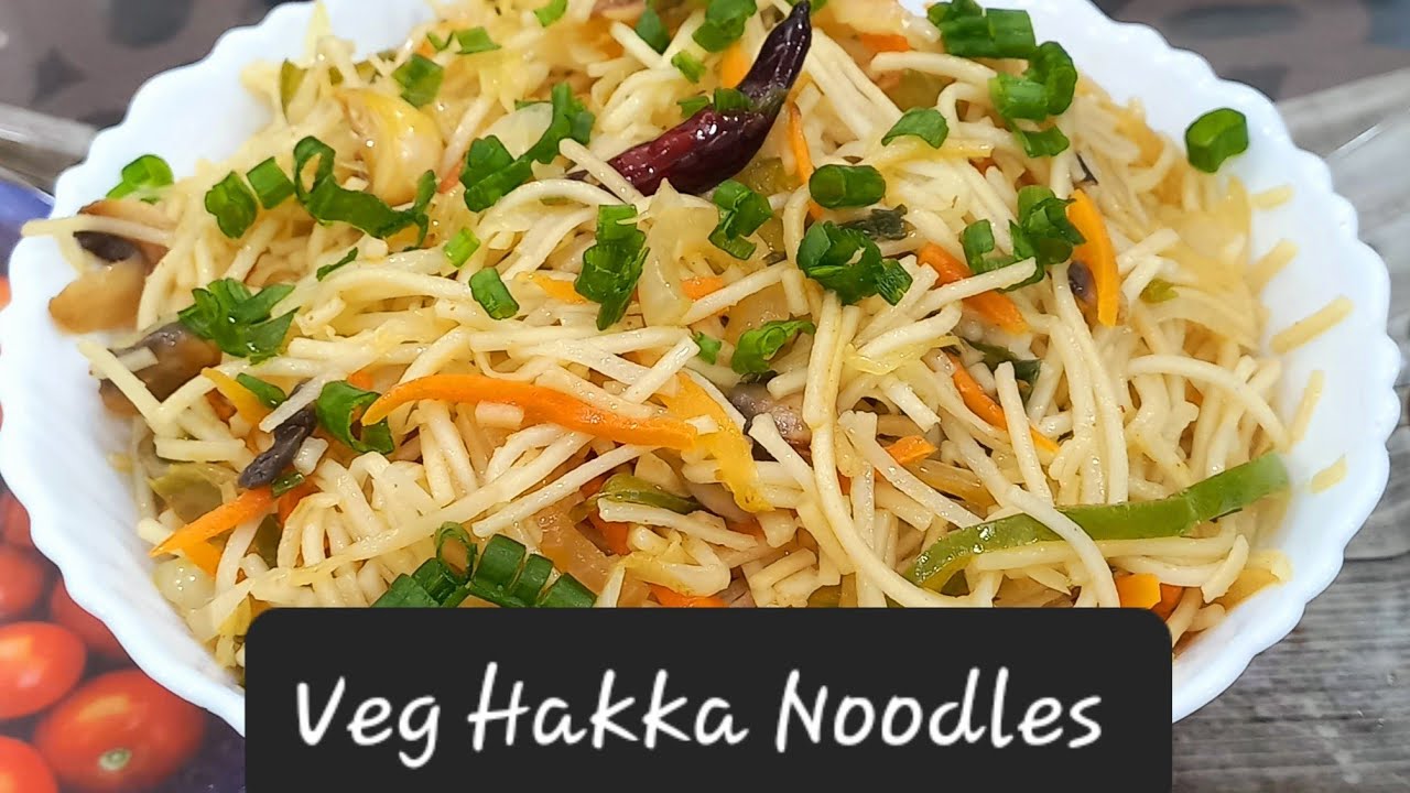 yummy Veg Hakka Noodles Chinese noodles kaise banayetastyrecipes