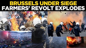 LIVE: European Farmers Flood Brussels To Oppose Controversial EU-Mercosur Trade Deal | Belgium | EU