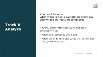 Track & Analyze Work with a CMMS