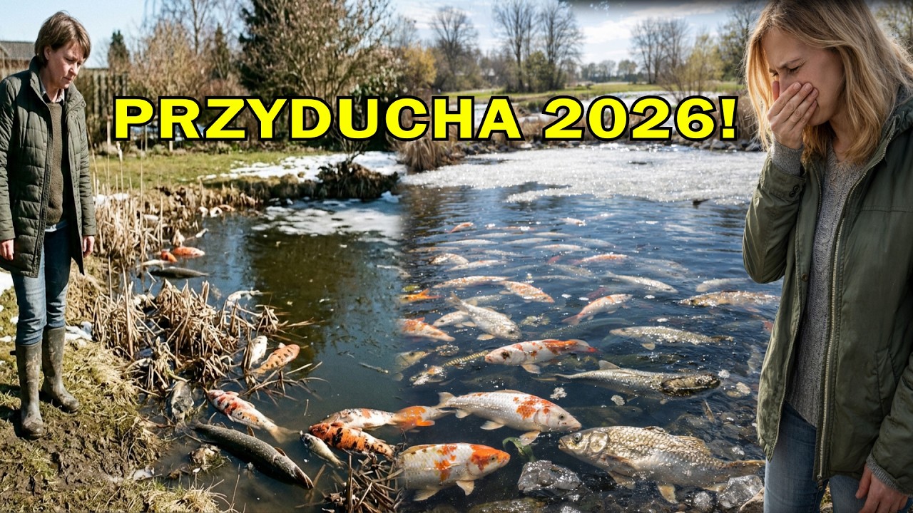 PRZYDUCHA - WSZYSTKO ZDECHŁO!  WIOSENNE PROBLEMY W oczkach wodnych i stawach rybnych!