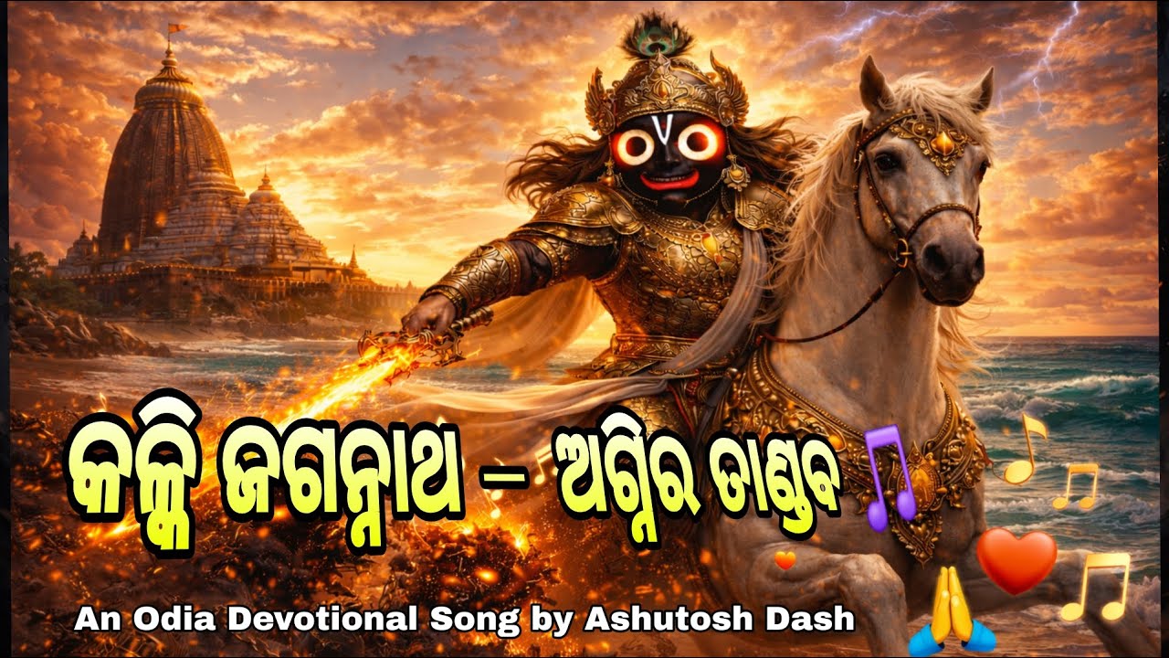 କଳ୍କି ଜଗନ୍ନାଥ – ଅଗ୍ନିର ତାଣ୍ଡବ 🔥🎵 | Kalki Avatar of Lord Jagannath | Odia Devotional Song