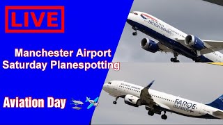 Manchester Airport Planespotting LIVE Saturday 2nd September 2023