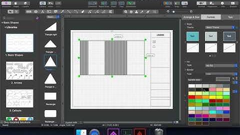 Shape Colors, and Borders in ConceptDraw DIAGRAM  on macOS