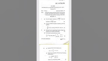 Mathematical methods of physics 2 semester 2 question paper
