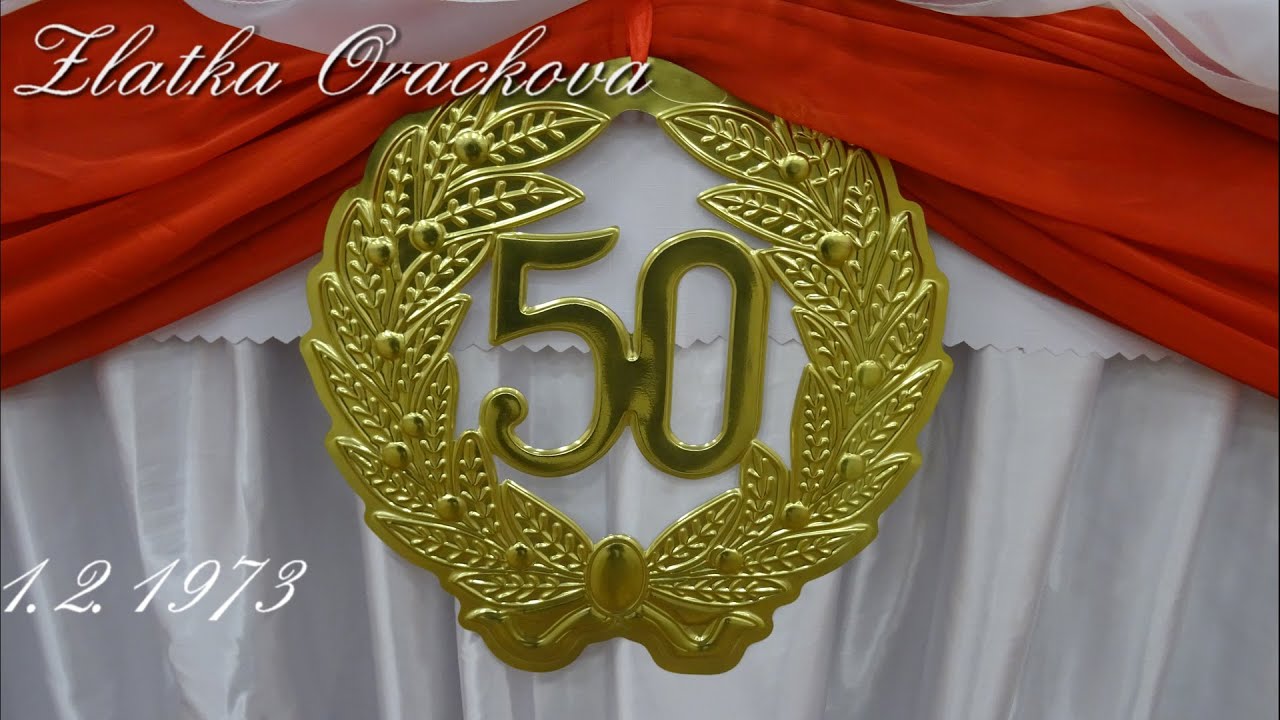 Zlatka Orackova 50 nar.