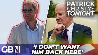 Prince Harry a 'PROTECTED species' to US liberals - Biden RULES OUT Duke's deportation