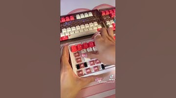 Cuest color Anya spy x family keycaps 🥰 💖fr. @Antidote Studio #keycaps #keyboard #pc #pcgaming #pcse