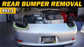 How To Remove Porsche 911 Rear Bumper 9911 Carrera 20122016