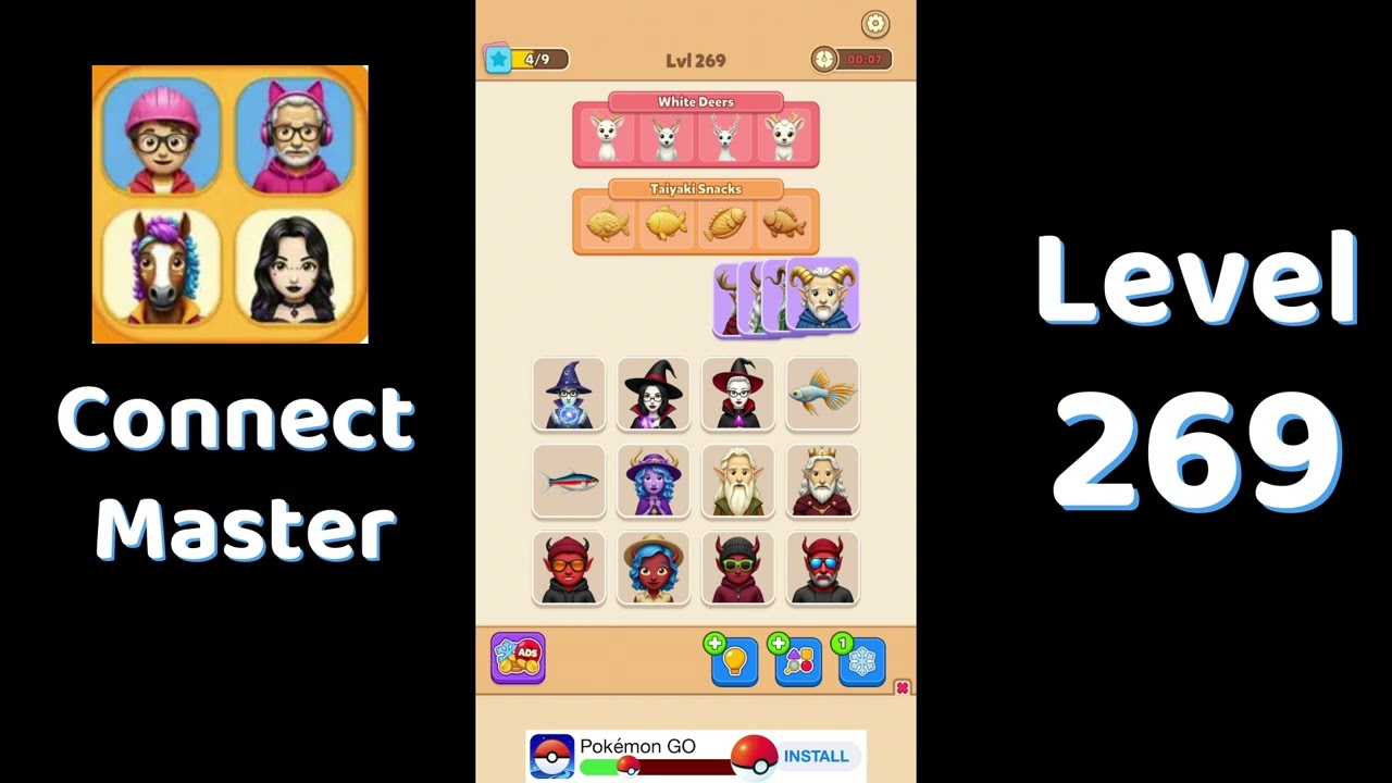 Connect Master Level 269 Walkthrough 🧩 | Match Puzzle | Puzzle Solutions & Tips | Go Answer