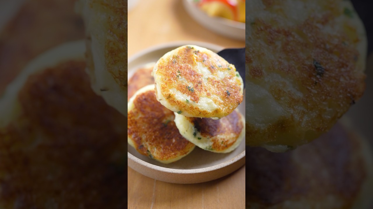 新じゃがあったらコレ♪10分で作る粉チーズお焼き