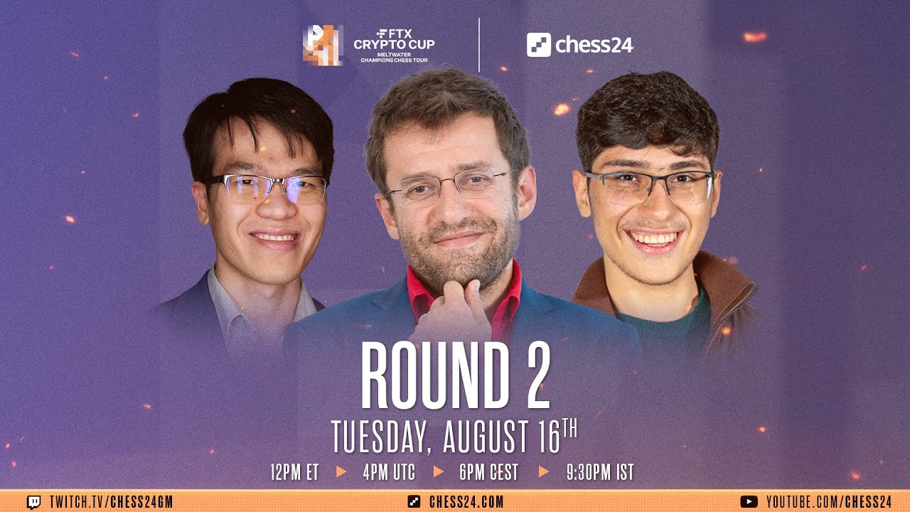 Champions Chess Tour: FTX Crypto Cup | Day 2 | Commentary by Tania Sachdev  & Peter Leko