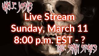 Uncle Josh Live Stream | Horror Chat and More - March 11, 2018 | Q&A screenshot 5